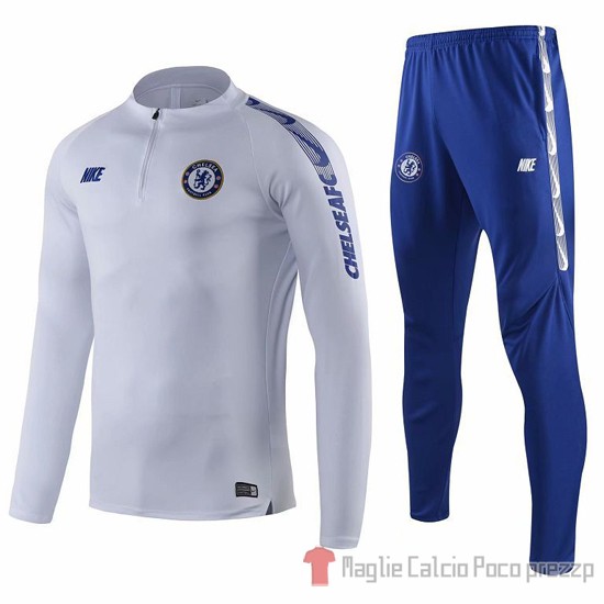 Tuta da Track Chelsea Bambino 2019/2020 Bianco - Clicca l'immagine per chiudere